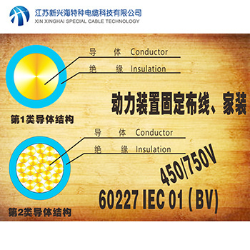 一般用途單芯硬導(dǎo)體無護套電纜